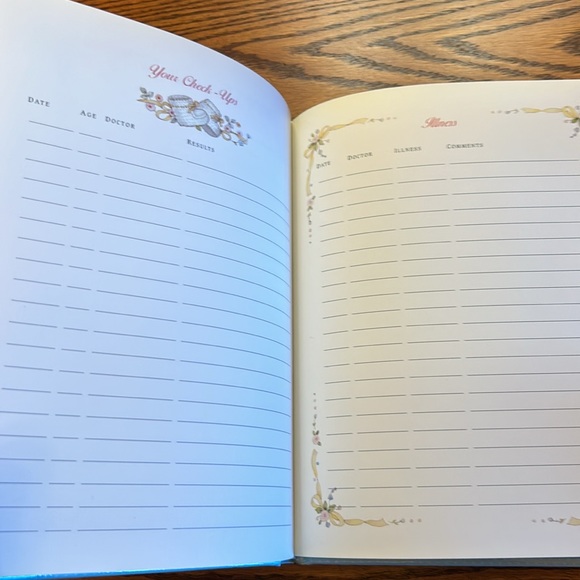 Vintage 90s New Baby Record Book by Ruth Morehead - Unisex - Picture 14 of 16